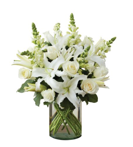 Classic All White Arrangement