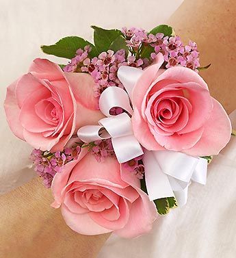 Pink Rose Corsage