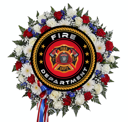 First Responders Wreath - Fire Dept