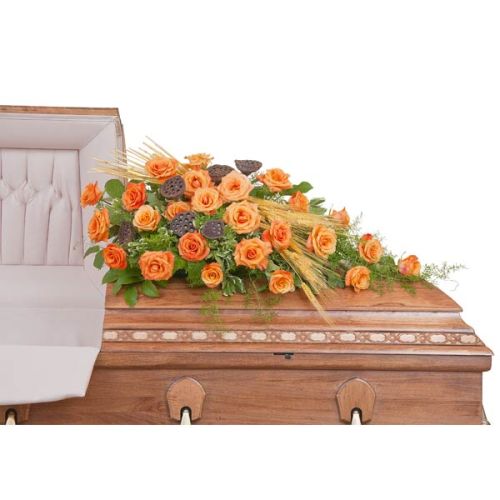 Fall Splendor Casket Spray