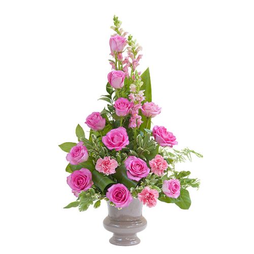 Peaceful Pink Small Urn