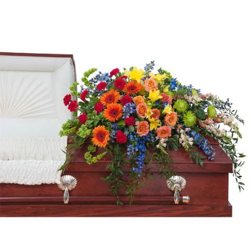 Treasured Celebration Casket Spray